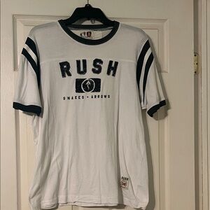 RUSH Snakes & Arrows World Tour 08. Jersey. White/Black. No wear. Loose fit